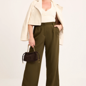 Dafina Ivory Mesh Ruched Halter Bodysuit