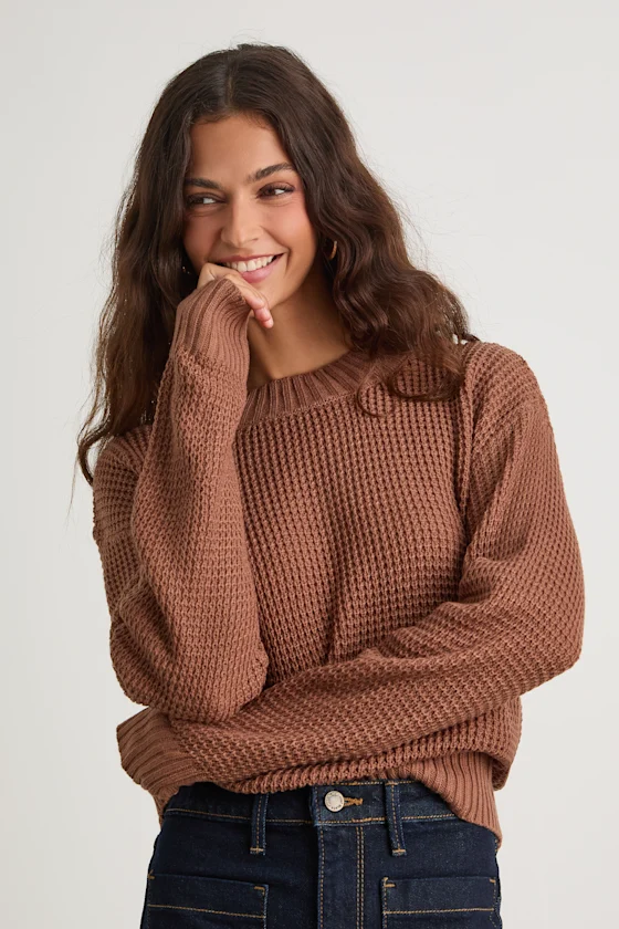 2727151_02_front_2025-09-11 Campfire Cozy Light Brown Cropped Sweater